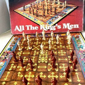 Vintage 1979 All The King's Men Board Game By Parker's Brothers - All Complete